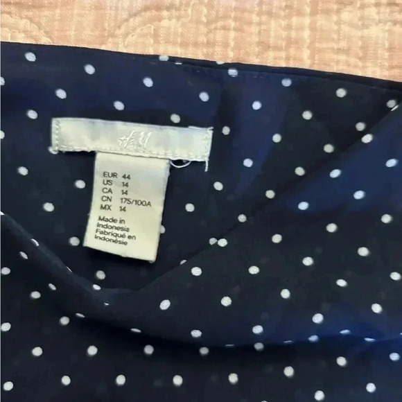 Women’s H&M Polka Dot Tank Top Size 14 - Picture 5 of 5